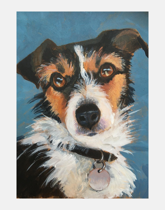 Jack Russell A5 Print
